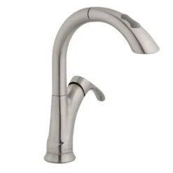 Ginger Single-Handle Pull-Down Sprayer Kitchen Faucet In Brushed Nickel -Hardware Store 00a5c719464dd8956ea7b7ef51dbc106 1800x1800