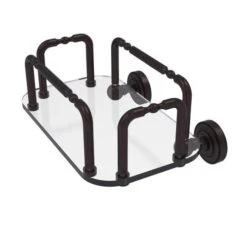 Allied Brass Dottingham Antique Bronze Wall Mount Towel Rack