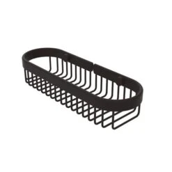 Allied Brass Oval Toiletry Wire Basket In Oil Rubbed Bronze