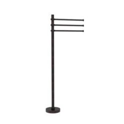 Allied Brass Towel Stand With 3 Pivoting 12-in Arms In Venetian Bronze