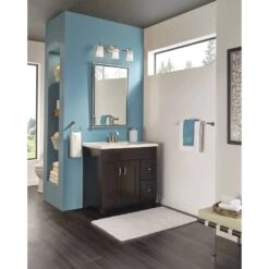 Moen Oxby Spot Resist Brushed Nickel 2-handle 4-in Centerset WaterSense Bathroom Sink Faucet With Drain -Hardware Store 026508262924 05103531 1800x1800