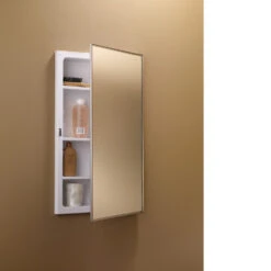 Jensen Styleline 16-in X 26-in Rectangle Recessed Mirrored Medicine Cabinet