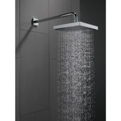 Delta Universal Showering Components Chrome 1-Spray Rain Shower Head 2.5-GPM (9.5-LPM) -Hardware Store 034449563932 12171618 1800x1800