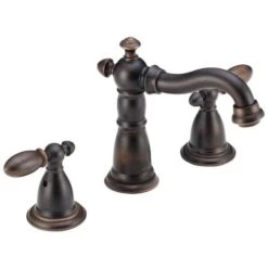 Delta Victorian Venetian Bronze 2-handle Widespread WaterSense Bathroom Sink Faucet With Drain -Hardware Store 034449642743xl 1800x1800