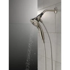 Delta Universal Showering Components Brushed Nickel 6-Spray Handheld Shower 1.75-GPM (6.6-LPM) -Hardware Store 034449864336 10611935 1800x1800