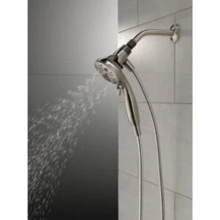 Delta Universal Showering Components Brushed Nickel 6-Spray Handheld Shower 1.75-GPM (6.6-LPM) -Hardware Store 034449864336 10611940 1800x1800