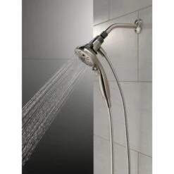 Delta Universal Showering Components Brushed Nickel 6-Spray Handheld Shower 1.75-GPM (6.6-LPM) -Hardware Store 034449864336 10611941 1800x1800