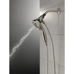 Delta Universal Showering Components Brushed Nickel 6-Spray Handheld Shower 1.75-GPM (6.6-LPM) -Hardware Store 034449864336 10611943 1800x1800
