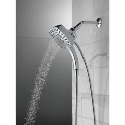 Delta Universal Showering Components Chrome 5-Spray Dual Shower Head 1.75-GPM (6.6-LPM) -Hardware Store 034449909983 12368183 1800x1800