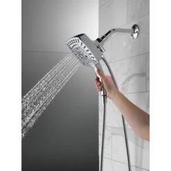 Delta Universal Showering Components Chrome 5-Spray Dual Shower Head 1.75-GPM (6.6-LPM)