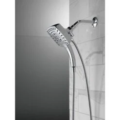 Delta Universal Showering Components Chrome 5-Spray Dual Shower Head 1.75-GPM (6.6-LPM) -Hardware Store 034449909983 12368189 1800x1800