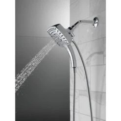 Delta Universal Showering Components Chrome 5-Spray Dual Shower Head 1.75-GPM (6.6-LPM) -Hardware Store 034449909983 12368191 1800x1800