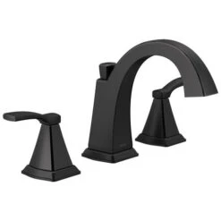 Delta Flynn Matte Black 2-handle Widespread WaterSense Bathroom Sink Faucet With Drain 9 Delta Flynn Matte Black 2-handle Widespread WaterSense Bathroom Sink Faucet With Drain -Hardware Store 034449932264xl 1800x1800