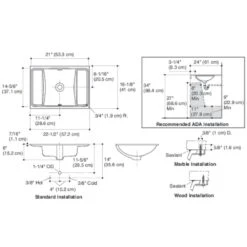 KOHLER Ledges Undermount Cast Iron Bathroom Sink In White With Overflow Drain -Hardware Store 037531f86a2db9dedc3c1e5b0b7b8b2e 1800x1800