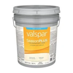 Valspar SeasonPlus Extra White Flat Exterior Tintable Paint (Actual Net Contents: 620-fl Oz)
