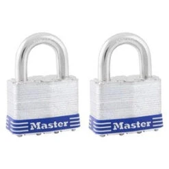 Master Lock 2-Pack 2-in Steel Keyed Padlock