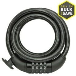 Master Lock 5-ft (1.5-m) Long X 0.50-in (12-mm) Diameter Set Your Own Combination Cable Lock