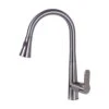 9.05 In. Single-Handle Pull-Down Sprayer Kitchen Faucet In Brushed Nickel