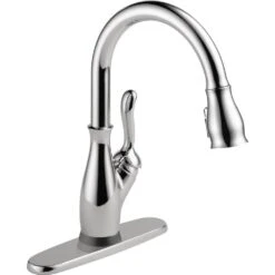 Leland Single-Handle Pull-Down Sprayer Kitchen Faucet W/ShieldSpray And MagnaTite Docking In Arctic Stainless -Hardware Store 0860ebd1ca80a9fe6a10d8bdfd0ac8cd 1800x1800