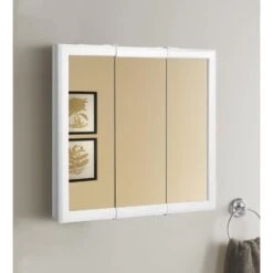 Style Selections 24.25-in X 24-in Square Surface Mirrored Medicine Cabinet -Hardware Store 094803022215 15525532 1800x1800