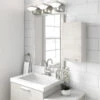 Style Selections Acadia 12-in W X 20-in H X 6.93-in D White Bathroom Wall Cabinet