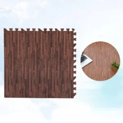 30cm Square EVA Foam Yoga Mat Floor Interlocking Mat Show Floor Yoga Fitness Gym Exercise Mat (Dark Wood Grain) -Hardware Store 0c20f631 81c0 4d85 a88c 178879be8770.b9670ebc33fd4fbc7033a4260f8a5510 1800x1800