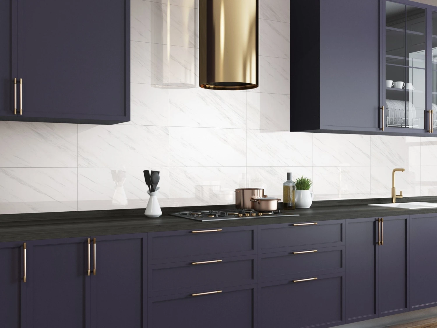 Tauleto Bianco Polished Porcelain Tile 3 Tauleto Bianco Polished Porcelain Tile - Image 3