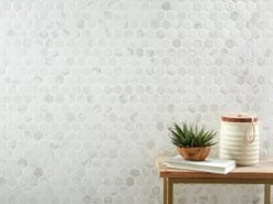 Marble Art 1.5 In. Hexagon Ceramic Mosaic -Hardware Store 100609205 context 1800x1800