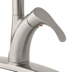 Ginger Single-Handle Pull-Down Sprayer Kitchen Faucet In Brushed Nickel -Hardware Store 10323f1db0094de81954fbd4c9d27af9 1800x1800