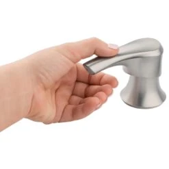 Miri Single-Handle Pull-Down Sprayer Kitchen Faucet With Soap Dispenser In Spot Defense Stainless Steel -Hardware Store 107a7d93c8429655e067514c5149f115 1800x1800