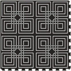 Perfection Floor Tile Geo Collection Astral Gray/Satin 20-in X 20-in Water Resistant Interlocking Luxury Flooring (16.7-sq Ft) -Hardware Store 14863912 1800x1800