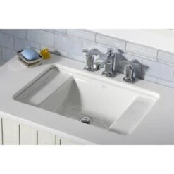 KOHLER Ledges Undermount Cast Iron Bathroom Sink In White With Overflow Drain -Hardware Store 14dc6e70b5dcaec64700b6d812d262ae 1800x1800