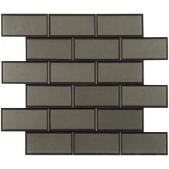 MSI Crisson Bevel Subway Peel And Stick 12 In. X 12 In. X 4 Mm Glass Mosaic Tile ( 19.6 Sq. Ft./case) -Hardware Store 162c434fa02252cb12268ccff2e0c89f 1800x1800