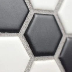 Merola Tile Metro Hex Matte Black 10-1/4 In. X 11-7/8 In. X 5 Mm Porcelain Mosaic Tile (8.65 Sq. Ft. /Case) -Hardware Store 17adec743c4ebe4e62fc96303ea3eb91 5fff2689 9982 48fa bfab ef4886c516ea 1800x1800