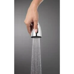 Fairbury Single-Handle Pull-Down Sprayer Kitchen Faucet In Stainless Steel -Hardware Store 1821caee3b315142b9c5a5d5df44e8b1 1800x1800