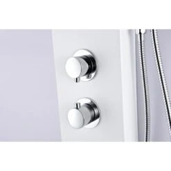 ANZZI Aquifer White 2-Spray Shower Panel System (Valve Included) -Hardware Store 191042003767 09063807 1800x1800