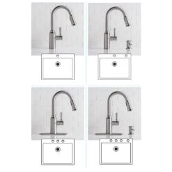 Glenshire Single-Handle Pull-Down Sprayer Kitchen Faucet With Reflex And Power Clean In Spot Resist Stainless -Hardware Store 1b158c3b9eada32e07914c1d066b4e48 1800x1800