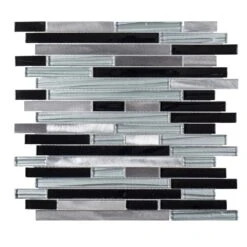 Jeffrey Court Binary Code Gray 11.625 In. X 11.75 In. X 6 Mm Interlocking Textured Glass/Stone/Metal Mosaic Tile -Hardware Store 1d74ec4aa02aee210745f746528291ac 1800x1800