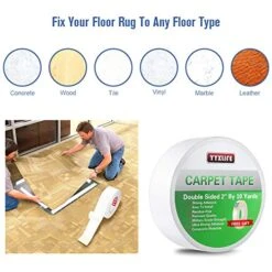 Yyxlife Double Sided Carpet Tape For Area Rugs Carpet Adhesive Rug Gripper Removable Multi-purpose Rug Tape Cloth For Hardwood Floors,outdoor Rugs,carpets.heavy Duty Sticky Tape,2inch X 10 Yards,white -Hardware Store 1dd21ae4 abbc 4fb1 8291 4278141a8c3e.2ff8c694fb3c2c5184f1dac80838dc4f 1800x1800