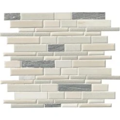 MSI Everest Interlocking 12 In. X 12 In. X 8 Mm Textured Porcelain And Stone Mesh-Mounted Mosaic Tile (1 Sq. Ft.) -Hardware Store 2899d61612dd3d75d4a4dd4ac6fa917e 1800x1800