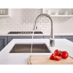 Clarify Single-Handle Pull-Down Sprayer Kitchen Faucet With GE Filtration System In Stainless Steel -Hardware Store 2ac9222c4e9b271e1dd45cf90742218f 1800x1800