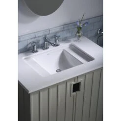 KOHLER Ledges Undermount Cast Iron Bathroom Sink In White With Overflow Drain -Hardware Store 2c3ae3f9b3ba388be12b05073e09da03 1800x1800