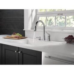 Kate Single-Handle Pull-Down Sprayer Kitchen Faucet With MagnaTite Docking And Soap Dispenser In Chrome -Hardware Store 35595ce15e43adfd3d9ceed5d42a9b4a 1800x1800
