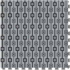 Perfection Floor Tile Geo Collection Astral Gray/Satin 20-in X 20-in Water Resistant Interlocking Luxury Flooring (16.7-sq Ft) -Hardware Store 42473557 1800x1800