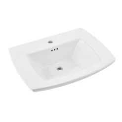 American Standard Edgemere Pedestal Sink Basin In White