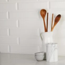 Daltile Restore 3 In. X 12 In. Ceramic Bevel Bright White Subway Tile (9 Sq. Ft. / Case) -Hardware Store 472a3828f029c3a0d4342be05859a588 1800x1800