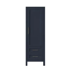 Ove Decors Michigan 20''W X 14.50"D X 60"H Midnight Blue Linen Cabinet