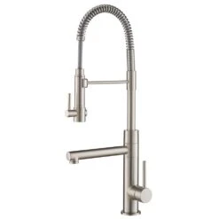 Artec Pro Single-Handle Pull-Down Sprayer Kitchen Faucet And Pot Filler In Brushed Gold -Hardware Store 4ac5088f0de9a152b5e428064b7de83f 1800x1800