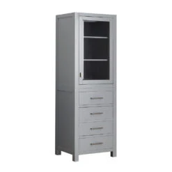 Avanity Modero 24"W X 20"D X 71"H Chilled Gray Linen Cabinet -Hardware Store 5 11 21 MODERO LT24 CG 1 1800x1800