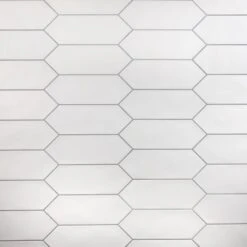 Merola Tile Kite White 4 In. X 11-3/4 In. Porcelain Subway Floor And Wall Tile (11.81 Sq. Ft. / Case)